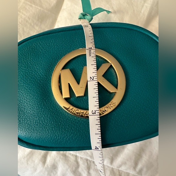 MK Zippered pouch Teal. - Picture 6 of 7